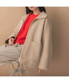 【アーバンリサーチ ロッソ/URBAN RESEARCH ROSSO】のダブルジップリバーコート 人気、トレンドファッション・服の通販 founy(ファニー) ファッション Fashion レディースファッション Fashion for Women アウター Coat / Outerwear Collection コート・ロングコート・ピーコート Long Coats, Peacoats & More 2025年 2025 2025-2026秋冬・A/W Autumn/Winter 2025–26 AW25–26 冬 Winter / This Winter エレガント 上品 Elegant ビッグ Big, Oversized フェミニン Feminine, Girly フロント Front, Front Design ポケット Pocket, Pocket Detail ミドル Middle Length, Mid Height A/W・秋冬 Autumn/Winter thumbnail ライトベージュ|ID: prp329100004799066 ipo3291000000034892428