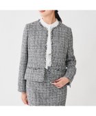 【アンタイトル/UNTITLED】の【入卒/セレモニー/通勤】ラメツイード ノーカラージャケット ブラック|ID: prp329100004799068 ipo3291000000034904130