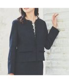 【アンタイトル/UNTITLED】の【入卒/セレモニー/通勤】ラメツイード ノーカラージャケット ネイビー|ID: prp329100004799068 ipo3291000000034904135