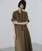 【アダム エ ロペ/ADAM ET ROPE'】の【サステナブル】ベルトコンビアシメワンピース ブラウン(22)|ID: prp329100004799112 ipo3291000000034819873