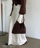 【カプリシューレマージュ/CAPRICIEUX LEMAGE】の【LE MAGE×gemeilコラボ】スエードワンハンドルバッグ 人気、トレンドファッション・服の通販 founy(ファニー) ファッション Fashion レディースファッション Fashion for Women バッグ Bags ギャザー Gathered, Ruffled コラボ Collaboration, Collab 軽量 Lightweight, Ultra Light スマート Smart, Elegant 財布 Wallet, Purse タオル Towel, Bath Towel 人気 Popular, Best Seller ハンカチ Handkerchief, Hanky ポケット Pocket, Pocket Detail ポーチ Pouch, Small Case A/W・秋冬 Autumn/Winter 再入荷 Restock / Back in Stock エレガント 上品 Elegant thumbnail ダークブラウン|ID: prp329100004799128 ipo3291000000034819966