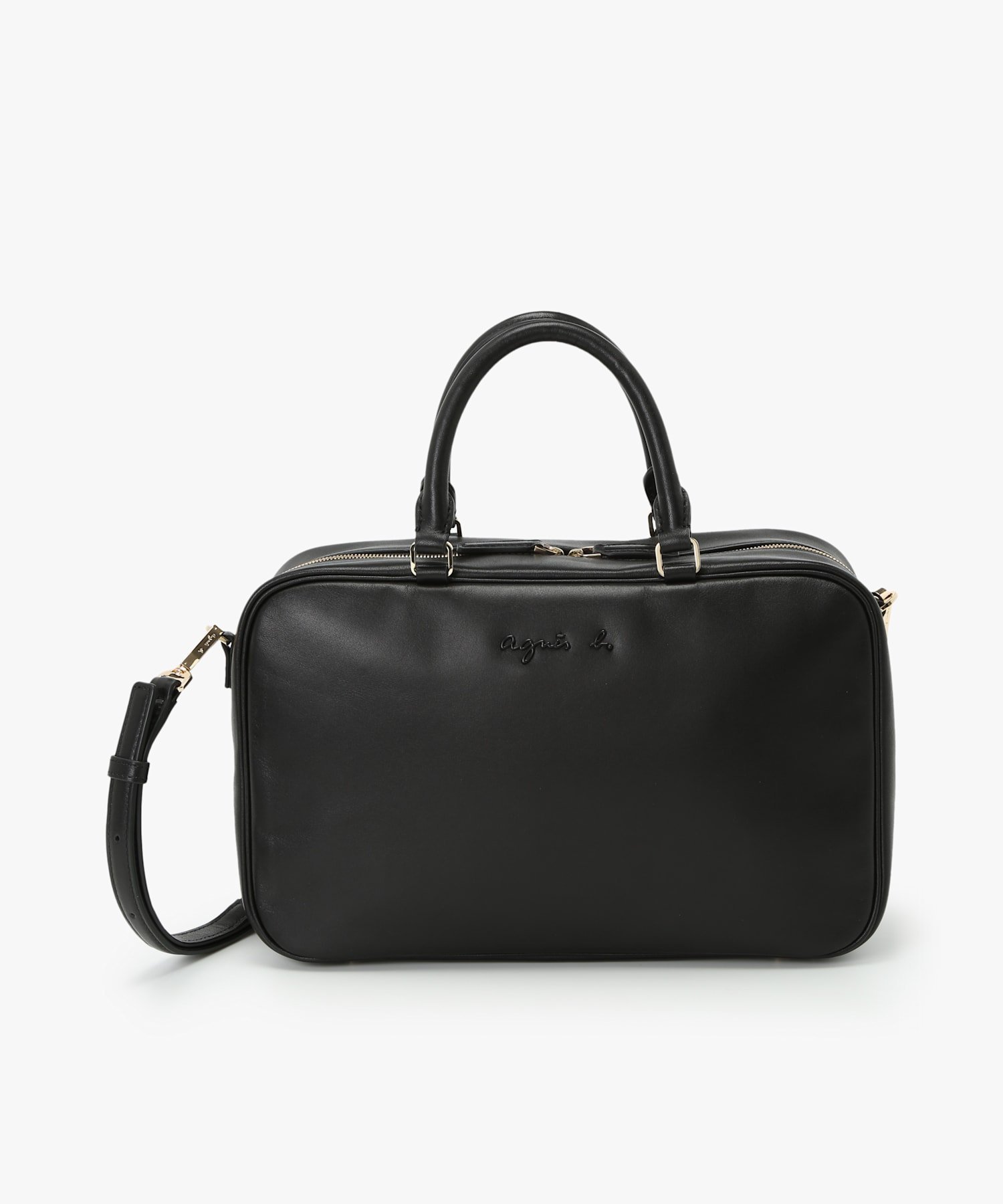 【アニエスベー ファム/agnes b. FEMME】の2WAY ボストンバッグ YAS02-03 インテリア・キッズ・メンズ・レディースファッション・服の通販 founy(ファニー) 　ファッション　Fashion　レディースファッション　Fashion for Women　トレンド　Trend, Trending Now　ボストン　Boston　ボストンバッグ　Boston Bag, Retro Bag　ポケット　Pocket, Pocket Detail　メタル　Metal, Metal Parts　エレガント 上品　Elegant　ブラック|ID: prp329100004799132 ipo3291000000034819986