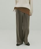 【グローバルワーク/GLOBAL WORK】の吉高由里子さん着用/お手入れラクラクセットアップ/ワイドパンツ/587724 ブラウンチェック59|ID: prp329100004799136 ipo3291000000034820009