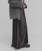 【ケービーエフ/KBF / URBAN RESEARCH】のベロアナロースカート CHARCOAL|ID: prp329100004799173 ipo3291000000035142857