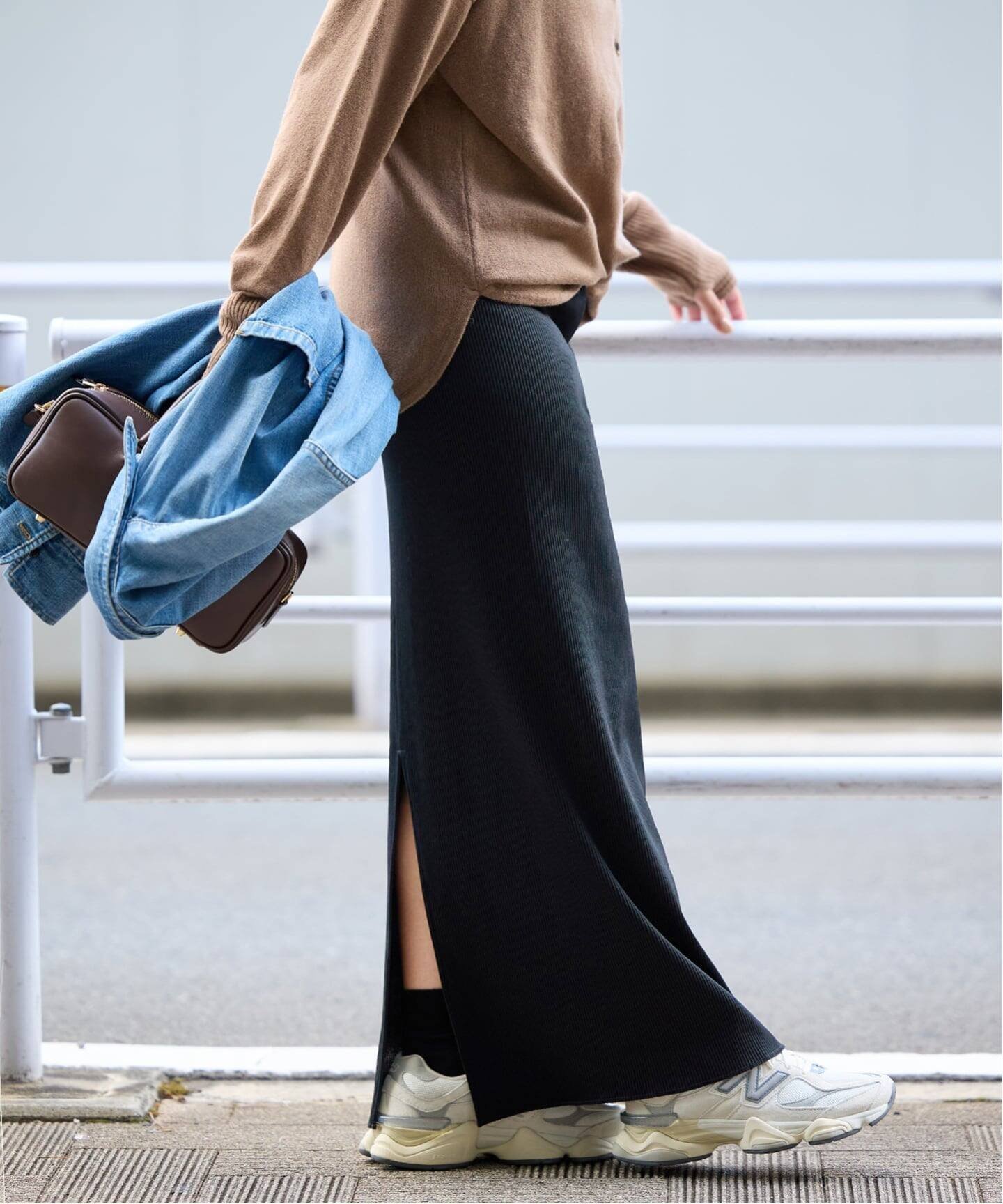 【ジャーナルスタンダード/JOURNAL STANDARD】の《WEB限定追加》ハリヌキテレコロングスカート 人気、トレンドファッション・服の通販 founy(ファニー) ファッション Fashion レディースファッション Fashion for Women スカート Skirts ロングスカート Long Skirts / Maxi & Midi Skirts カットソー Cut and Sewn Top コンパクト Compact, Small Size シンプル Simple, Minimal スリット Slit, Slit Detail other-1|ID: prp329100004799180 ipo3291000000034820355