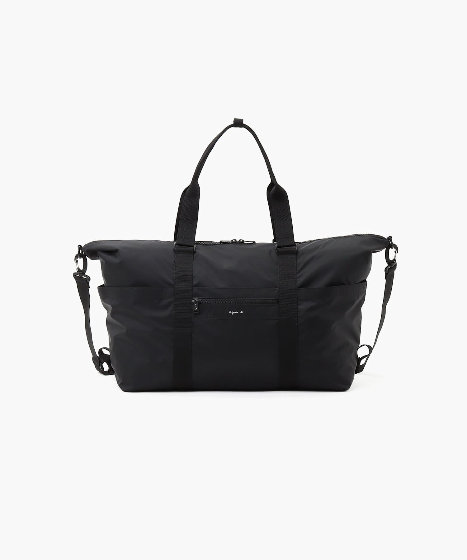 【アニエスベー ファム/agnes b. FEMME】の2wayボストンバッグ QAT01-02 インテリア・キッズ・メンズ・レディースファッション・服の通販 founy(ファニー) ファッション Fashion レディースファッション Fashion for Women コーティング Coating, Coated Finish シルバー Silver, Metallic Silver スポーツ Sports, Activewear トラベル Travel, Travel Gear ボストンバッグ Boston Bag, Retro Bag ポケット Pocket, Pocket Detail 軽量 Lightweight, Ultra Light ブラック|ID: prp329100004799200 ipo3291000000034884636