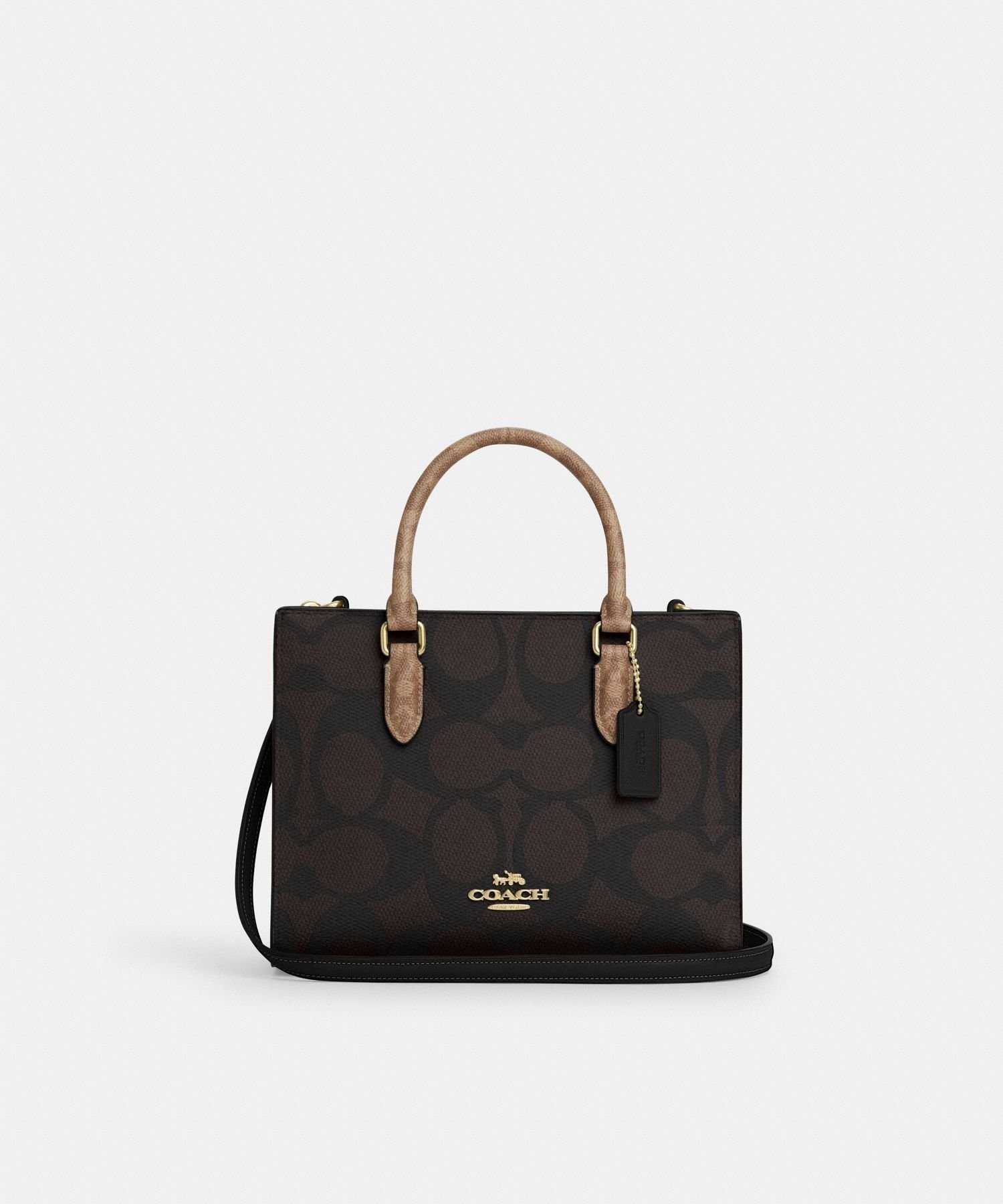 【コーチ/COACH】の【公式】マギー スモール トート・ブロックド シグネチャー キャンバス 人気、トレンドファッション・服の通販 founy(ファニー) 　ファッション　Fashion　レディースファッション　Fashion for Women　バッグ　Bags　キャンバス　Canvas, Canvas Fabric　シューズ　Shoes, Footwear　ポケット　Pocket, Pocket Detail　ラップ　Wrap, Wrap Design　財布　Wallet, Purse　 other-1|ID: prp329100004799206 ipo3291000000034873185