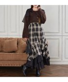 【ナイスクラップ/NICE CLAUP】の【HolidayCollection】ニットSETイレヘムワンピース 人気、トレンドファッション・服の通販 founy(ファニー) ファッション Fashion レディースファッション Fashion for Women ワンピース Dresses カーディガン Cardigan, Knitwear キャミワンピース Cami Dress, Slip Dress デニム Denim, Jeans Material ハイネック High Neck, Mock Neck フェミニン Feminine, Girly リボン Ribbon, Bow 冬 Winter / This Winter 再入荷 Restock / Back in Stock おすすめ Recommended / Our Picks 2025年 2025 2025-2026秋冬・A/W Autumn/Winter 2025–26 AW25–26 thumbnail ブラウン系その他|ID: prp329100004799211 ipo3291000000034883232