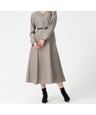 【ミッシュマッシュ/MISCH MASCH】のMM547422 ベルト配色Aラインワンピース モカ|ID: prp329100004799230 ipo3291000000034820578