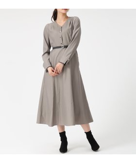 【ミッシュマッシュ/MISCH MASCH】のMM547422 ベルト配色Aラインワンピース 人気、トレンドファッション・服の通販 founy(ファニー) ファッション Fashion レディースファッション Fashion for Women ワンピース Dresses Aラインワンピース・フレアシルエット A-Line Dresses / Flared Silhouette Dresses ベルト&ウエストマーク Belts & Waist Accessories ジャケット Jacket, Outerwear エレガント 上品 Elegant |ID:prp329100004799230