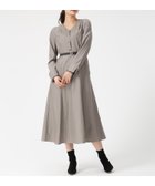 【ミッシュマッシュ/MISCH MASCH】のMM547422 ベルト配色Aラインワンピース モカ|ID: prp329100004799230 ipo3291000000035123822