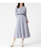 【ミッシュマッシュ/MISCH MASCH】のMM547422 ベルト配色Aラインワンピース ブルー|ID: prp329100004799230 ipo3291000000035123824