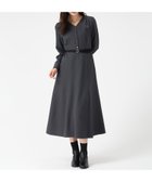 【ミッシュマッシュ/MISCH MASCH】のMM547422 ベルト配色Aラインワンピース チャコールグレー|ID: prp329100004799230 ipo3291000000035123826