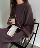 【アンドミー/andme】の指穴 サムホール ボリューム袖 ニット ワンピース 人気、トレンドファッション・服の通販 founy(ファニー) ファッション Fashion レディースファッション Fashion for Women ワンピース Dresses ニットワンピース Knit Dresses アクリル Acrylic Material スリット Slit, Slit Detail ロング Long, Long-Length おすすめ Recommended / Our Picks thumbnail ブラウン|ID: prp329100004799233 ipo3291000000034872312