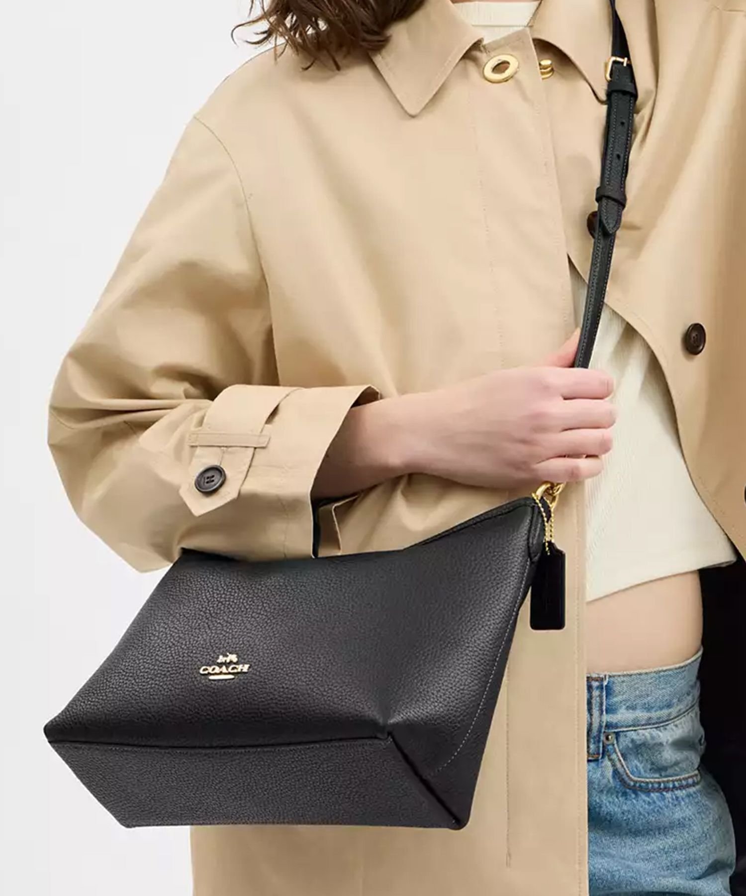 【コーチ/COACH】の【公式】ローレル ショルダー バッグ インテリア・キッズ・メンズ・レディースファッション・服の通販 founy(ファニー) ファッション Fashion レディースファッション Fashion for Women バッグ Bags シューズ Shoes, Footwear ショルダー Shoulder, Shoulder Strap ポケット Pocket, Pocket Detail ラップ Wrap, Wrap Design 財布 Wallet, Purse BLACK|ID: prp329100004799240 ipo3291000000034884073