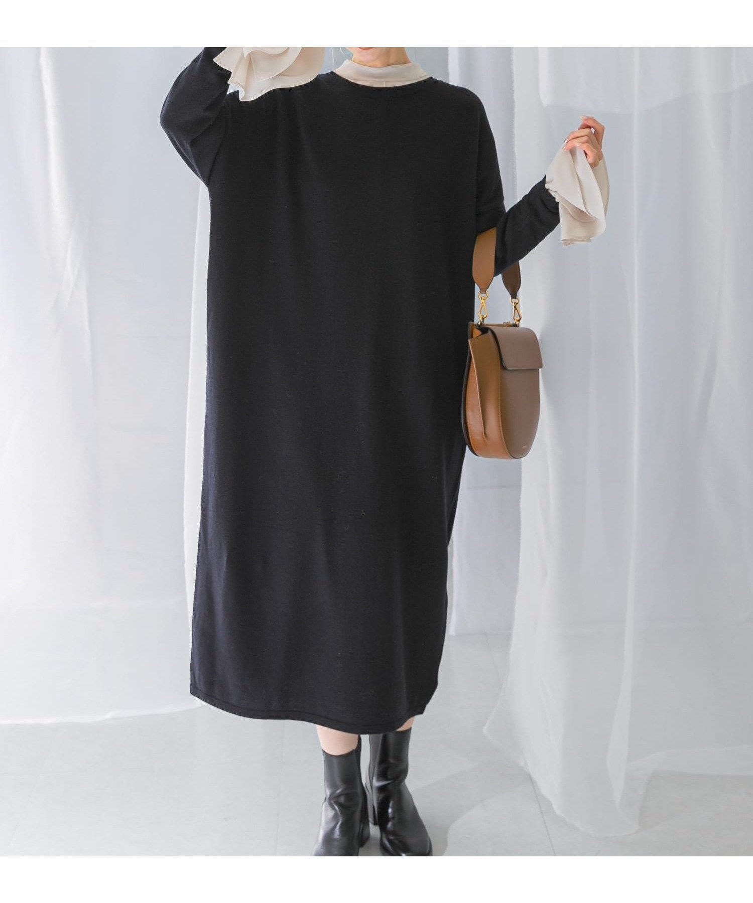 【アーバンリサーチ ロッソ/URBAN RESEARCH ROSSO】のカシミヤ混2WAYニットワンピース インテリア・キッズ・メンズ・レディースファッション・服の通販 founy(ファニー) ファッション Fashion レディースファッション Fashion for Women ワンピース Dresses ニットワンピース Knit Dresses 2024年 2024 2024-2025秋冬・A/W Autumn/Winter 2024–25 AW24–25 冬 Winter / This Winter ショルダー Shoulder, Shoulder Strap ドロップ Drop Shoulder, Dropped Style ラウンド Round, Round Neck ロング Long, Long-Length A/W・秋冬 Autumn/Winter D/NAVY|ID: prp329100004799266 ipo3291000000034883742