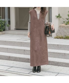 【アイテムズアーバンリサーチ/ITEMS URBAN RESEARCH】の『静電気防止』フェイクスエードジャンスカ 人気、トレンドファッション・服の通販 founy(ファニー) ファッション Fashion レディースファッション Fashion for Women 2025年 2025 2025-2026秋冬・A/W Autumn/Winter 2025–26 AW25–26 冬 Winter / This Winter シンプル Simple, Minimal エレガント 上品 Elegant A/W・秋冬 Autumn/Winter |ID:prp329100004799272