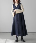【ラジュール/Lajour】のツイードスパンコールドレスワンピ 人気、トレンドファッション・服の通販 founy(ファニー) ファッション Fashion レディースファッション Fashion for Women ワンピース Dresses フォーマル・パーティードレス・結婚式用ドレス Elegant & Casual Dresses スニーカー Sneakers, Trainers スパンコール Sequins, Sequin Embellishment ダウン Down, Puffer ツイード Twill, Twill Weave デニム Denim, Jeans Material フロント Front, Front Design エレガント 上品 Elegant 結婚式 Wedding thumbnail ネイビー|ID: prp329100004799279 ipo3291000000034883299