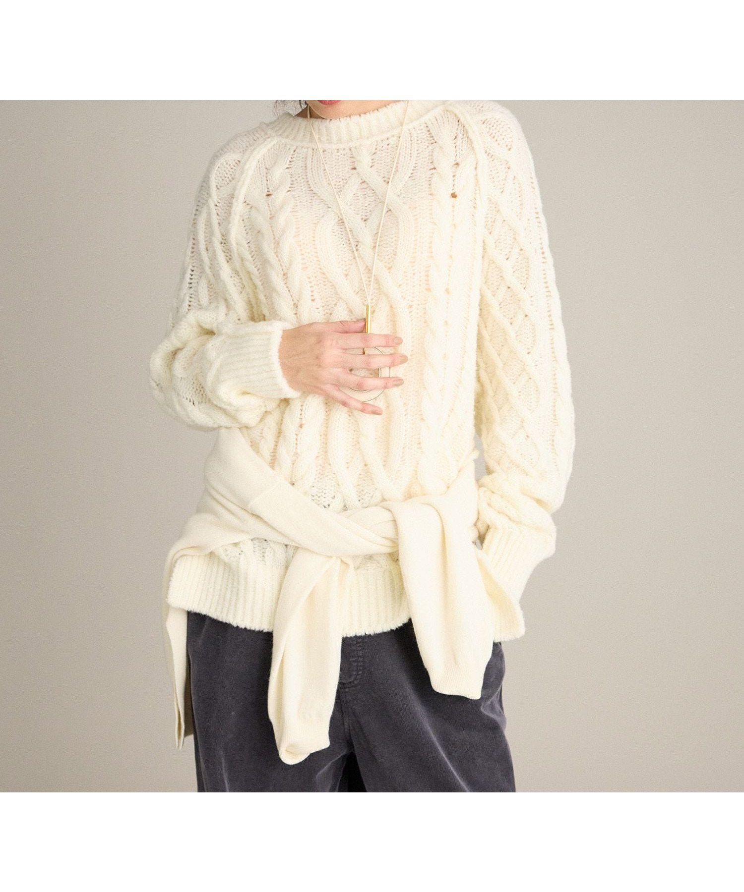 【ブリル/BRILL】のケーブルスリットプルオーバー インテリア・キッズ・メンズ・レディースファッション・服の通販 founy(ファニー) 　ファッション　Fashion　レディースファッション　Fashion for Women　トップス・カットソー　Cut & Sew Tops　カジュアルプルオーバー・ニットトップス　Pullovers & Knit Tops / Casual Pullovers　秋　Autumn　オフ05|ID: prp329100004799290 ipo3291000000034905608