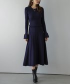 【ラジュール/Lajour】のリブニットワンピース 人気、トレンドファッション・服の通販 founy(ファニー) ファッション Fashion レディースファッション Fashion for Women ワンピース Dresses ニットワンピース Knit Dresses エレガント 上品 Elegant セットアップ Set-Up, Coordinated Outfit バランス Balance, Style Balance フレア Flare, Flared リブニット Rib Knit, Ribbed Knit thumbnail ネイビー|ID: prp329100004799293 ipo3291000000034928511