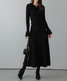 【ラジュール/Lajour】のリブニットワンピース 人気、トレンドファッション・服の通販 founy(ファニー) ファッション Fashion レディースファッション Fashion for Women ワンピース Dresses ニットワンピース Knit Dresses エレガント 上品 Elegant セットアップ Set-Up, Coordinated Outfit バランス Balance, Style Balance フレア Flare, Flared リブニット Rib Knit, Ribbed Knit thumbnail ブラック|ID: prp329100004799293 ipo3291000000034928513
