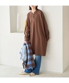 【フリークスストア/FREAK'S STORE】のUSA コットン ヘンリーネック ミニ ワンピース【限定展開】 25AW ブラウン|ID: prp329100004799296 ipo3291000000035177923