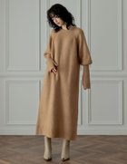 【リエディ/Re:EDIT】の指穴リブニットワンピース 人気、トレンドファッション・服の通販 founy(ファニー) ファッション Fashion レディースファッション Fashion for Women ワンピース Dresses ニットワンピース Knit Dresses コンパクト Compact, Small Size シンプル Simple, Minimal ストレート Straight, Straight Cut ストール Stole, Wrap スリーブ Sleeve, Long Sleeve / Short Sleeve バランス Balance, Style Balance フェミニン Feminine, Girly マフラー Scarf, Muffler thumbnail キャメル|ID: prp329100004799304 ipo3291000000034821024