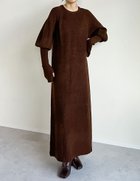 【リエディ/Re:EDIT】の指穴リブニットワンピース 人気、トレンドファッション・服の通販 founy(ファニー) ファッション Fashion レディースファッション Fashion for Women ワンピース Dresses ニットワンピース Knit Dresses コンパクト Compact, Small Size シンプル Simple, Minimal ストレート Straight, Straight Cut ストール Stole, Wrap スリーブ Sleeve, Long Sleeve / Short Sleeve バランス Balance, Style Balance フェミニン Feminine, Girly マフラー Scarf, Muffler thumbnail ブラウン|ID: prp329100004799304 ipo3291000000034821028