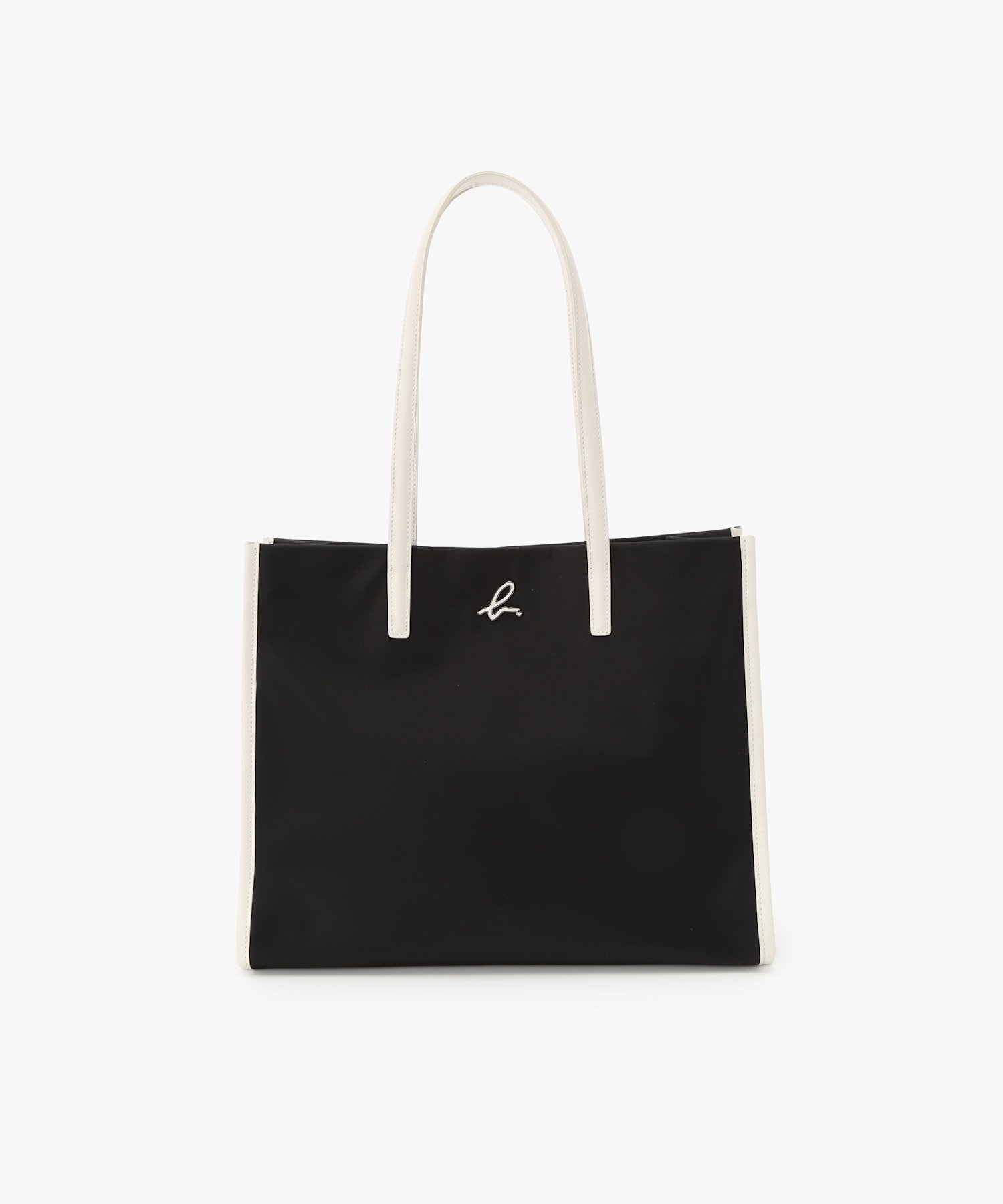 【アニエスベー ファム/agnes b. FEMME】のトートバッグ WAS37-01 インテリア・キッズ・メンズ・レディースファッション・服の通販 founy(ファニー) 　ファッション　Fashion　レディースファッション　Fashion for Women　バッグ　Bags　おすすめ　Recommended / Our Picks　エレガント 上品　Elegant　コンビ　Combo, Combination Style　シンプル　Simple, Minimal　スクエア　Square, Square Shape　フォルム　Silhouette, Form　ブローチ　Brooch, Pin Brooch　ポケット　Pocket, Pocket Detail　メタル　Metal, Metal Parts　定番　Standard, Basic Item　ビジネス 仕事 通勤　Business / Work / Commuting　ブラック|ID: prp329100004799332 ipo3291000000034932391