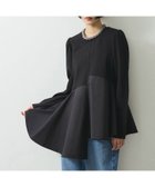 【アダム エ ロペ/ADAM ET ROPE'】の【WEB限定】・【オケージョン】フリルペプラムロングスリーブカットソー 人気、トレンドファッション・服の通販 founy(ファニー) ファッション Fashion レディースファッション Fashion for Women トップス・カットソー Cut & Sew Tops カットソー・ベーシックTシャツ Cut-and-Sewn Tops / Stretch Tees & Basics オケージョン Occasion Wear 春 Spring カットソー Cut and Sewn Top ギャザー Gathered, Ruffled コンビ Combo, Combination Style シェイプ Shape, Slim Fit シンプル Simple, Minimal スラックス Slacks, Dress Pants スリーブ Sleeve, Long Sleeve / Short Sleeve タイプライター Typewriter Fabric, Crisp Cotton デニム Denim, Jeans Material バランス Balance, Style Balance フェミニン Feminine, Girly フレア Flare, Flared ペプラム Peplum, Flared Hem ポケット Pocket, Pocket Detail ロング Long, Long-Length S/S・春夏 SS, Spring/Summer, Warm Season 夏 Summer エレガント 上品 Elegant 2025年 2025 2025春夏・S/S Spring/Summer 2025 SS25 thumbnail ブラック(01)|ID: prp329100004799351 ipo3291000000034917083