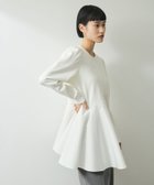 【アダム エ ロペ/ADAM ET ROPE'】の【WEB限定】・【オケージョン】フリルペプラムロングスリーブカットソー 人気、トレンドファッション・服の通販 founy(ファニー) ファッション Fashion レディースファッション Fashion for Women トップス・カットソー Cut & Sew Tops カットソー・ベーシックTシャツ Cut-and-Sewn Tops / Stretch Tees & Basics オケージョン Occasion Wear 春 Spring カットソー Cut and Sewn Top ギャザー Gathered, Ruffled コンビ Combo, Combination Style シェイプ Shape, Slim Fit シンプル Simple, Minimal スラックス Slacks, Dress Pants スリーブ Sleeve, Long Sleeve / Short Sleeve タイプライター Typewriter Fabric, Crisp Cotton デニム Denim, Jeans Material バランス Balance, Style Balance フェミニン Feminine, Girly フレア Flare, Flared ペプラム Peplum, Flared Hem ポケット Pocket, Pocket Detail ロング Long, Long-Length S/S・春夏 SS, Spring/Summer, Warm Season 夏 Summer エレガント 上品 Elegant 2025年 2025 2025春夏・S/S Spring/Summer 2025 SS25 thumbnail ホワイト(10)|ID: prp329100004799351 ipo3291000000034917084