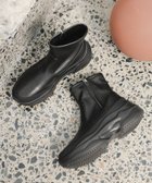 【グローバルワーク/GLOBAL WORK】のエアかる晴雨兼用ボリュームソールブーツ/580977 人気、トレンドファッション・服の通販 founy(ファニー) ファッション Fashion レディースファッション Fashion for Women クッション Cushion, Throw Pillow 厚底 Platform Shoes 抗菌 Antibacterial, Bacteria-Resistant 軽量 Lightweight, Ultra Light thumbnail ブラックPU10|ID: prp329100004799363 ipo3291000000034821309