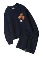 【ジェラート ピケ/gelato pique】の【ONLINE限定】ベビモコベアさがらプルオーバー ショートパンツセット 人気、トレンドファッション・服の通販 founy(ファニー) ファッション Fashion レディースファッション Fashion for Women パンツ Pants & Trousers ショートパンツ・ハーフパンツ High-Waisted & Relaxed Shorts 畦 Ribbed Knit クッション Cushion, Throw Pillow コンパクト Compact, Small Size ショート Short, Short Length スマート Smart, Elegant セットアップ Set-Up, Coordinated Outfit 雑誌 Magazine, Fashion Magazine ポケット Pocket, Pocket Detail おすすめ Recommended / Our Picks ギフト プレゼント Gift / Present thumbnail NVY[089]|ID: prp329100004799450 ipo3291000000034821801