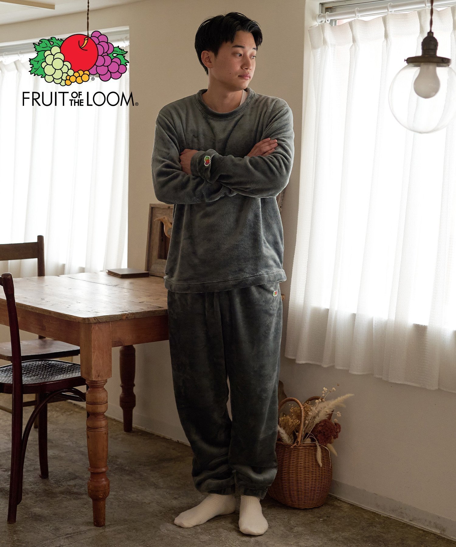 【ハンドサイン/HAND SIGN】のFRUIT OF THE LOOM/FTL ボアルームウェア 人気、トレンドファッション・服の通販 founy(ファニー) ファッション Fashion レディースファッション Fashion for Women ベーシック Basic, Essential other-1|ID: prp329100004799454 ipo3291000000034912639