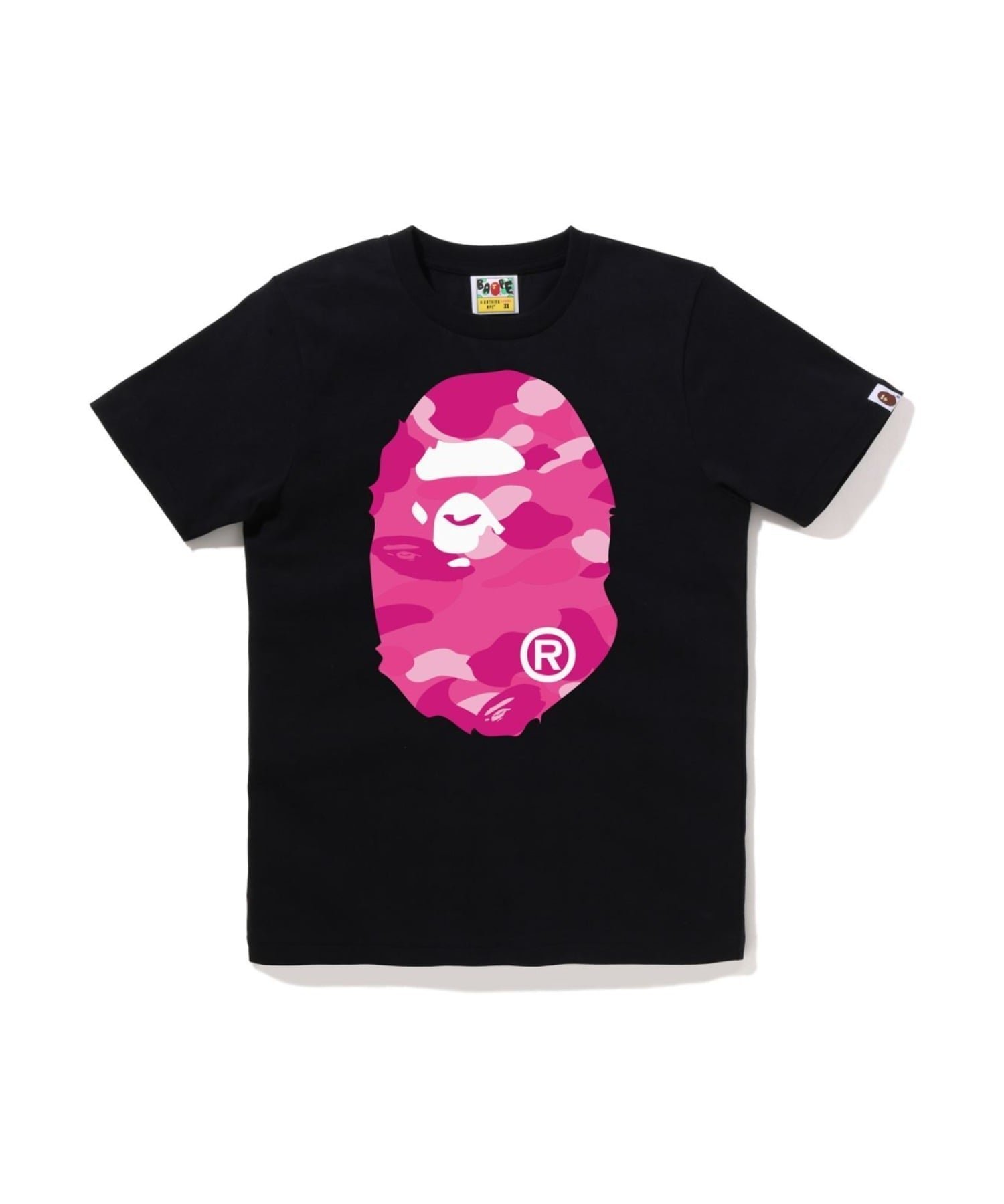 【ア ベイシング エイプ/A BATHING APE】のCOLOR CAMO BIG APE HEAD TEE L インテリア・キッズ・メンズ・レディースファッション・服の通販 founy(ファニー) ファッション Fashion レディースファッション Fashion for Women インナー Innerwear グラフィック Graphic, Graphic Design ショート Short, Short Length スリーブ Sleeve, Long Sleeve / Short Sleeve フロント Front, Front Design プリント Print, Printed Pattern ラバー Rubber, Rubber Sole BKxPK|ID: prp329100004799462 ipo3291000000035100981
