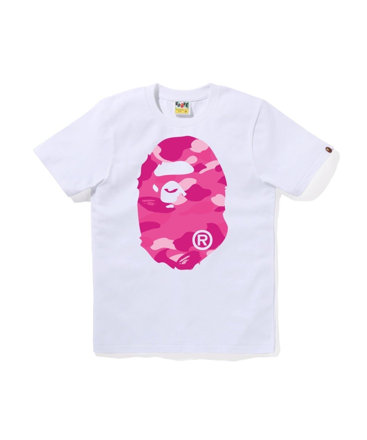 【ア ベイシング エイプ/A BATHING APE】のCOLOR CAMO BIG APE HEAD TEE L インテリア・キッズ・メンズ・レディースファッション・服の通販 founy(ファニー) ファッション Fashion レディースファッション Fashion for Women インナー Innerwear グラフィック Graphic, Graphic Design ショート Short, Short Length スリーブ Sleeve, Long Sleeve / Short Sleeve フロント Front, Front Design プリント Print, Printed Pattern ラバー Rubber, Rubber Sole WHxPK|ID: prp329100004799462 ipo3291000000035100983