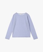 【アニエスベー ファム/agnes b. FEMME】のボーダーロングスリーブTシャツ 人気、トレンドファッション・服の通販 founy(ファニー) ファッション Fashion レディースファッション Fashion for Women トップス・カットソー Cut & Sew Tops シャツ・ブラウス・オフィスカジュアル Elegant Blouses & Button-Ups ロングTシャツ・Tシャツ Longline T-Shirts & Tees シンプル Simple, Minimal デニム Denim, Jeans Material パターン Pattern, Design Print ボーダー Border, Stripe thumbnail ブルー|ID: prp329100004799483 ipo3291000000034933822