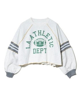 【ゴースローキャラバン/go slow caravan】のen haut/アン オート 切替スウェットPO (WOMENS) 人気、トレンドファッション・服の通販 founy(ファニー) ファッション Fashion レディースファッション Fashion for Women トップス・カットソー Cut & Sew Tops レディースパーカー・カジュアルフーディー Casual Hoodies & Sweatshirts スウェット・クルーネックトップス Sweatshirts & Crewnecks / Relaxed Fit Sweat Tops ギャザー Gathered, Ruffled スウェット / スエット Sweatshirt, Sweatwear スリーブ Sleeve, Long Sleeve / Short Sleeve トレンド Trend, Trending Now フォルム Silhouette, Form ルーズ Loose, Oversized ヴィンテージ Vintage Style 切替 Switching, Contrast Panel |ID:prp329100004799484