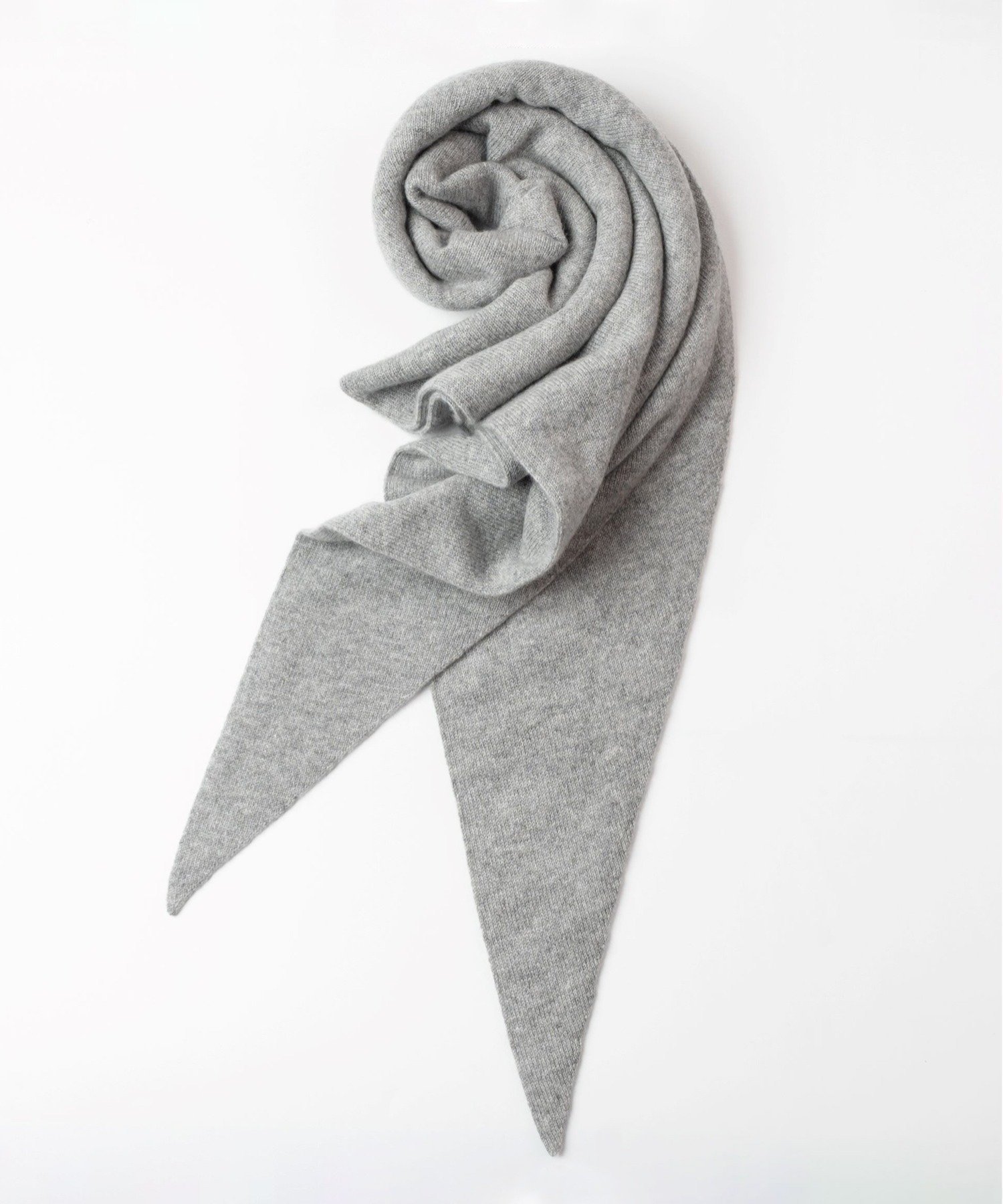 【カセットチャート/Cassette Chart】のASAUCE MELER/シームレス トライアングル カシミヤニットストール / AM25F-ST205 インテリア・キッズ・メンズ・レディースファッション・服の通販 founy(ファニー) 　ファッション　Fashion　レディースファッション　Fashion for Women　今季　This Season, Current Season　スカーフ　Scarf, Neckwear　ストール　Stole, Wrap　セットアップ　Set-Up, Coordinated Outfit　ツイード　Twill, Twill Weave　トライアングル　Triangle, Triangular Shape　定番　Standard, Basic Item　ホールガーメント　WholeGarment, Seamless Knit　マーメイド　Mermaid, Fishtail Silhouette　ロング　Long, Long-Length　おすすめ　Recommended / Our Picks　L.GRY|ID: prp329100004799487 ipo3291000000034880114