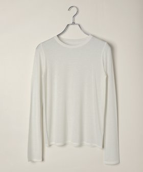 【アパートバイローリーズ/apart by lowrys】のカシミヤシルクジャージプルオーバー 人気、トレンドファッション・服の通販 founy(ファニー) ファッション Fashion レディースファッション Fashion for Women トップス・カットソー Cut & Sew Tops カジュアルプルオーバー・ニットトップス Pullovers & Knit Tops / Casual Pullovers インナー Innerwear カットソー Cut and Sewn Top コンパクト Compact, Small Size シアー Sheer, See-Through シルク Silk, 100% Silk ストレッチ Stretch, Stretchy Fabric ラグジュアリー Luxury, Elegant 定番 Standard, Basic Item 洗える Machine Washable 長袖 Long Sleeve, Full Sleeve |ID:prp329100004799511