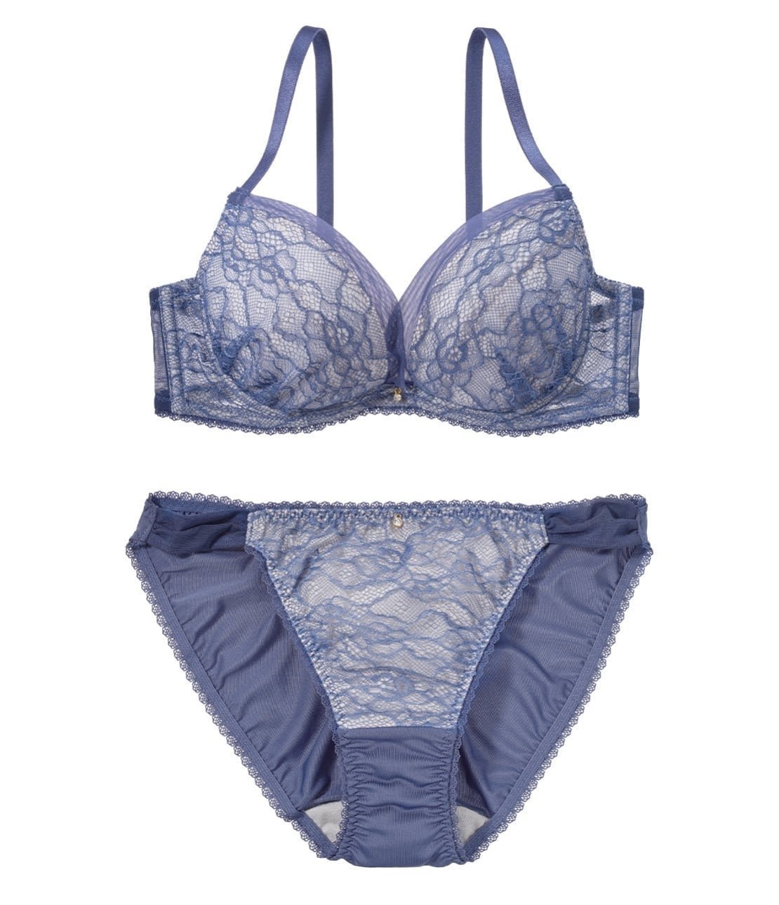 【ピーチジョン/PEACH JOHN】の【盛りブラ】チュールカシュクールブラジャー ショーツセットもりこれ インテリア・キッズ・メンズ・レディースファッション・服の通販 founy(ファニー) 　ファッション　Fashion　レディースファッション　Fashion for Women　カシュクール　Wrap Design　カラフル　Colorful Design　シアー　Sheer, See-Through　ショーツ　Shorts, Short Pants　ストレッチ　Stretch, Stretchy Fabric　ストーン　Stone, Gem-Like　センター　Center, Center Line　チュール　Tulip, Tulip Motif　トレンド　Trend, Trending Now　なめらか　Smooth, Silky Texture　フロント　Front, Front Design　ブラジャー　Bra, Lingerie　ランジェリー　Lingerie, Intimate Wear　レギュラー　Regular, Standard Fit　レース　Lace, Lace Fabric　ワイヤー　Wire, Wired Bra　おすすめ　Recommended / Our Picks　エレガント 上品　Elegant　ネイビー|ID: prp329100004799562 ipo3291000000034912773