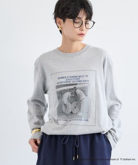 【バンヤードストーム/BARNYARDSTORM】の別注 / LIFE PICTURE COLLECTION フォトロンT 人気、トレンドファッション・服の通販 founy(ファニー) ファッション Fashion レディースファッション Fashion for Women トップス・カットソー Cut & Sew Tops ロングTシャツ・Tシャツ Longline T-Shirts & Tees ヴィンテージ Vintage Style カットソー Cut and Sewn Top キャラクター Character, Licensed Characters グラフィック Graphic, Graphic Design スニーカー Sneakers, Trainers 雑誌 Magazine, Fashion Magazine デニム Denim, Jeans Material 長袖 Long Sleeve, Full Sleeve 別注 Limited Edition, Custom Order おすすめ Recommended / Our Picks |ID:prp329100004799584