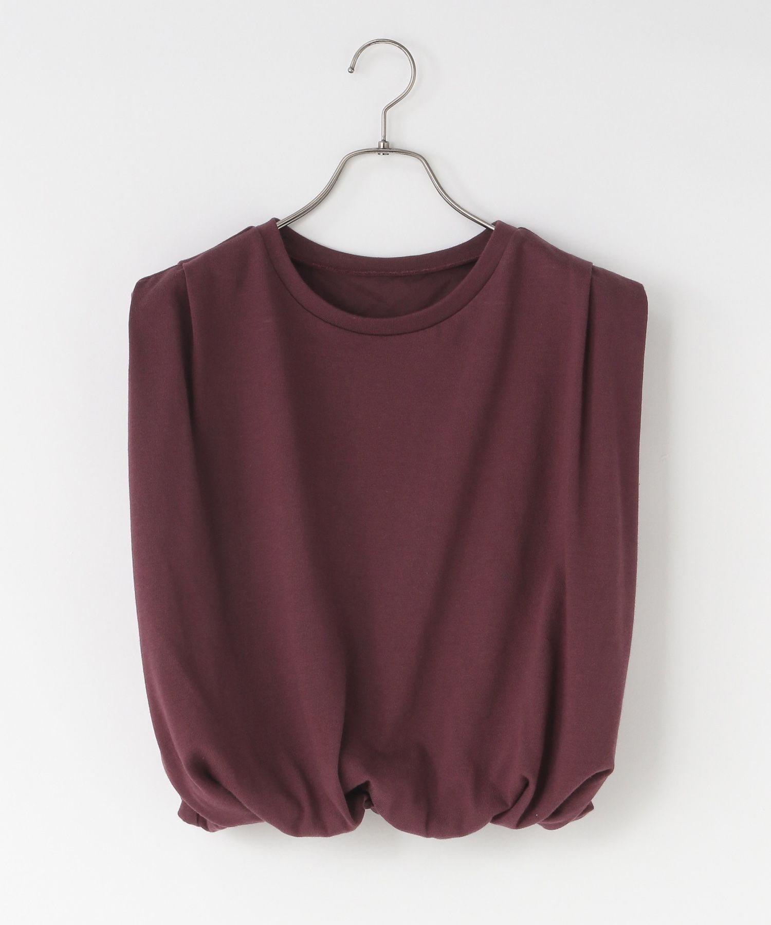 【ローリーズファーム/LOWRYS FARM】のバルーンプルオーバーフレンチスリーブ インテリア・キッズ・メンズ・レディースファッション・服の通販 founy(ファニー) ファッション Fashion レディースファッション Fashion for Women トップス・カットソー Cut & Sew Tops カジュアルプルオーバー・ニットトップス Pullovers & Knit Tops / Casual Pullovers ショルダー Shoulder, Shoulder Strap トレンド Trend, Trending Now ノースリーブ Sleeveless, No-Sleeve バランス Balance, Style Balance ワイド Wide, Wide Fit 吸水 Absorbent, Quick-Dry 夏 Summer エンジ38|ID: prp329100004799588 ipo3291000000034889927