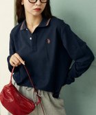 【フリークスストア/FREAK'S STORE】の襟ライン入り鹿の子ポロシャツ 限定展開 25AW 人気、トレンドファッション・服の通販 founy(ファニー) ファッション Fashion レディースファッション Fashion for Women トップス・カットソー Cut & Sew Tops シャツ・ブラウス・オフィスカジュアル Elegant Blouses & Button-Ups ポロシャツ・きれいめカジュアル Smart-Casual Polo Tops 春 Spring 鹿の子 Piqué, Kanoko Fabric スペシャル Special, Limited Edition スラックス Slacks, Dress Pants トレンド Trend, Trending Now 人気 Popular, Best Seller 長袖 Long Sleeve, Full Sleeve フェミニン Feminine, Girly フリル Frill, Ruffle ボトム Bottoms, Lower Wear ポロシャツ Polo Shirt, Collared Tee ワイド Wide, Wide Fit A/W・秋冬 Autumn/Winter 冬 Winter / This Winter S/S・春夏 SS, Spring/Summer, Warm Season おすすめ Recommended / Our Picks 夏 Summer 2025年 2025 2025-2026秋冬・A/W Autumn/Winter 2025–26 AW25–26 thumbnail ネイビー|ID: prp329100004799595 ipo3291000000034866788