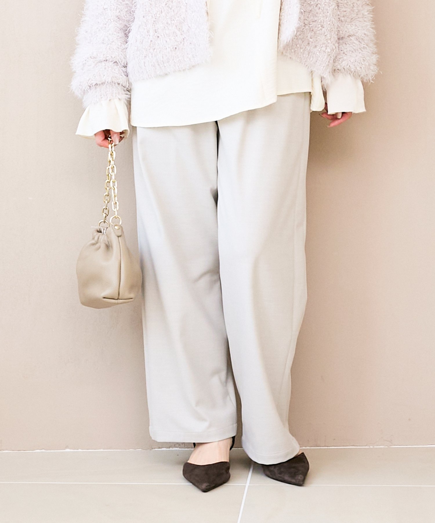 【ルクールブラン/le.coeur blanc】のストレッチ裏起毛イージーパンツ インテリア・キッズ・メンズ・レディースファッション・服の通販 founy(ファニー) ファッション Fashion レディースファッション Fashion for Women パンツ Pants & Trousers ウェーブ Wavy Pattern シューズ Shoes, Footwear シンプル Simple, Minimal ストレッチ Stretch, Stretchy Fabric トレンド Trend, Trending Now 人気 Popular, Best Seller フラット Flat, Flat Shoes リラックス Relax, Relaxed Fit 冬 Winter / This Winter おすすめ Recommended / Our Picks エレガント 上品 Elegant グレージュ|ID: prp329100004799618 ipo3291000000034822824