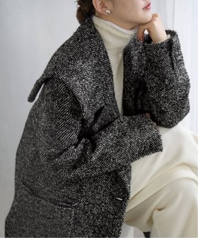 【イエナ/IENA】のヘリンボンツイードビッグカラーコート 人気、トレンドファッション・服の通販 founy(ファニー) ファッション Fashion レディースファッション Fashion for Women アウター Coat / Outerwear Collection コート・ロングコート・ピーコート Long Coats, Peacoats & More 2025年 2025 2025-2026秋冬・A/W Autumn/Winter 2025–26 AW25–26 クラシック Classic, Timeless Style ショート Short, Short Length スマート Smart, Elegant ビッグ Big, Oversized フェミニン Feminine, Girly ボックス Boxy, Box Shape ミニスカート Mini Skirt, Short Skirt ロング Long, Long-Length 今季 This Season, Current Season |ID:prp329100004799661