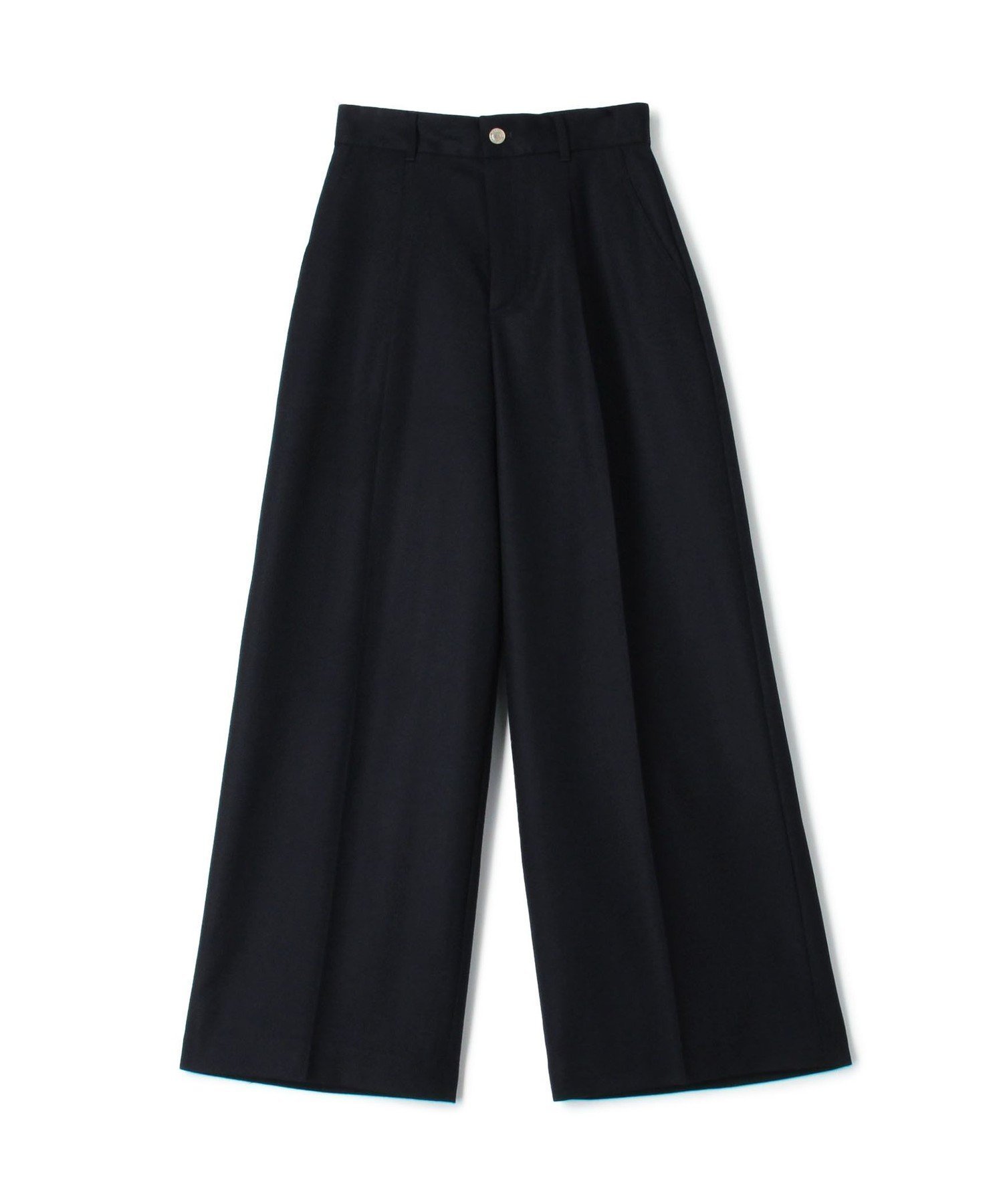【トゥモローランド/TOMORROWLAND】のウールサキソニー ハイウエストパンツ インテリア・キッズ・メンズ・レディースファッション・服の通販 founy(ファニー) 　ファッション　Fashion　レディースファッション　Fashion for Women　パンツ　Pants & Trousers　2024年　2024　2024-2025秋冬・A/W　Autumn/Winter 2024–25 AW24–25　シンプル　Simple, Minimal　ベーシック　Basic, Essential　A/W・秋冬　Autumn/Winter　69 ネイビー|ID: prp329100004799665 ipo3291000000034946442