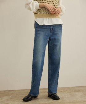 【ロペ/ROPE'】のストレッチデニムストレートパンツ 人気、トレンドファッション・服の通販 founy(ファニー) ファッション Fashion レディースファッション Fashion for Women パンツ Pants & Trousers ジャケット Jacket, Outerwear ストレッチ Stretch, Stretchy Fabric ダウン Down, Puffer ツイード Twill, Twill Weave デニム Denim, Jeans Material バランス Balance, Style Balance パターン Pattern, Design Print フィット Fit, Slim Fit ポケット Pocket, Pocket Detail おすすめ Recommended / Our Picks |ID:prp329100004799667