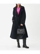 【ミラオーウェン/Mila Owen】のベルト付きリバーピーコート 人気、トレンドファッション・服の通販 founy(ファニー) ファッション Fashion レディースファッション Fashion for Women アウター Coat / Outerwear Collection コート・ロングコート・ピーコート Long Coats, Peacoats & More ベルト&ウエストマーク Belts & Waist Accessories エレガント 上品 Elegant カッティング Cutting Detail スマート Smart, Elegant ダブル Double, Double-Breasted フォルム Silhouette, Form フロント Front, Front Design モチーフ Motif, Design Theme ロング Long, Long-Length 冬 Winter / This Winter thumbnail NVY[089]|ID: prp329100004799677 ipo3291000000034823151