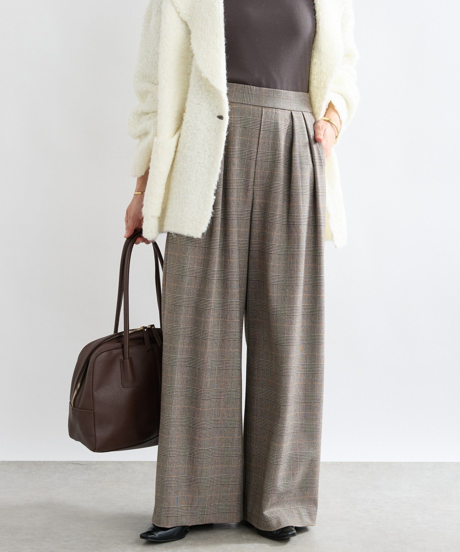 【リヴドロワ/RIVE DROITE】の【最高気温10度の寒い日に!/すっきり見え】ウォームタックワイドスラックス インテリア・キッズ・メンズ・レディースファッション・服の通販 founy(ファニー) ファッション Fashion レディースファッション Fashion for Women ストレッチ Stretch, Stretchy Fabric ポケット Pocket, Pocket Detail ワイド Wide, Wide Fit A/W・秋冬 Autumn/Winter 再入荷 Restock / Back in Stock おすすめ Recommended / Our Picks ブラウン|ID: prp329100004799678 ipo3291000000034880945